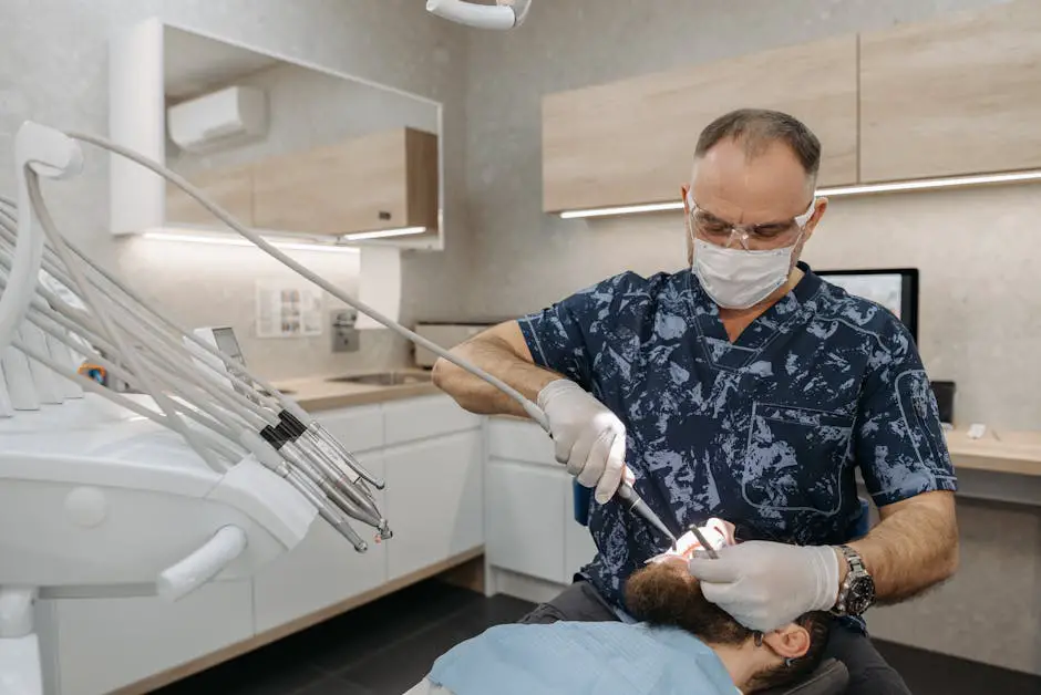 Dr. Brienne Roloff examining a patient's teeth while discussing Invisalign treatment options