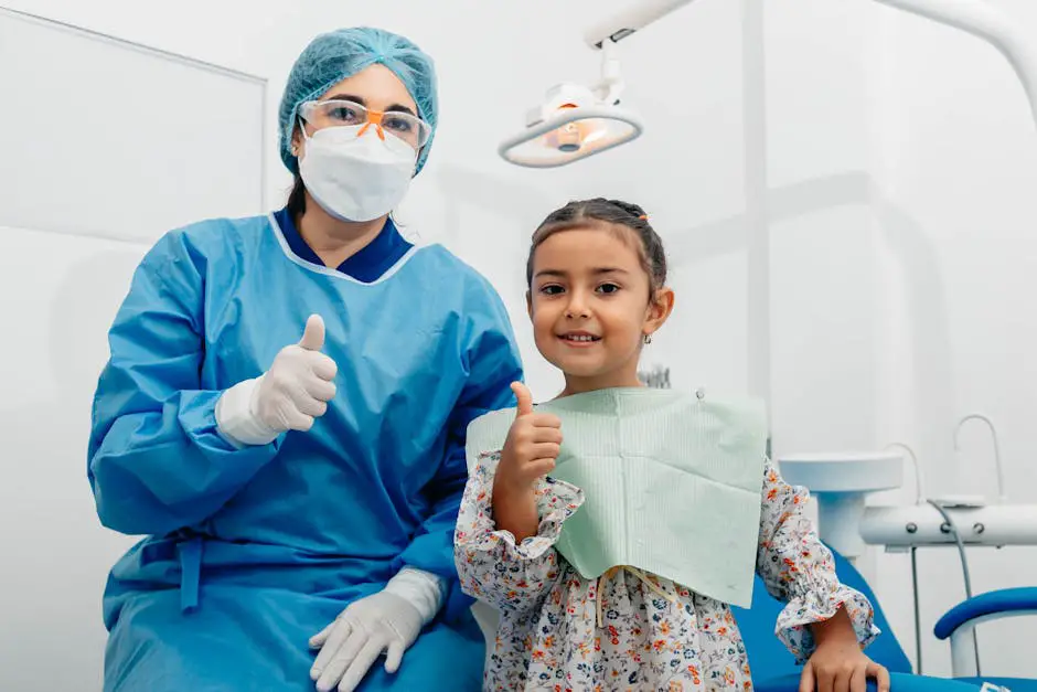 Dr. Abhilasha Bal providing gentle dental care to a young patient